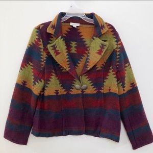 Coldwater Creek Southwest Blazer Jacket